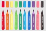 Set 10 carioci cu pensula - Big Bright Brush | Ooly
