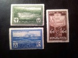 Serie Romania 1932 , Pentru Lucratorii Postali , 3 valori