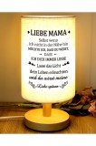 Lampă de masă PRSTENLY Cadouri pentru Mămă, Cel mai bun cadou de ziua mamei, Cadouri de ziua mamei pentru mame de la fiică fiu, Cadou de pensionare Mu