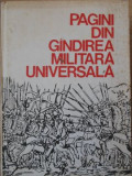 PAGINI DIN GANDIREA MILITARA UNIVERSALA VOL.2 EPOCA MEDIEVALA SI INCEPUTURILE EPOCII MODERNE-EDITIE INGRIJITA DE