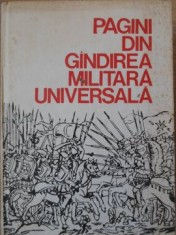 PAGINI DIN GANDIREA MILITARA UNIVERSALA VOL.2 EPOCA MEDIEVALA SI INCEPUTURILE EPOCII MODERNE-EDITIE INGRIJI-132503 foto