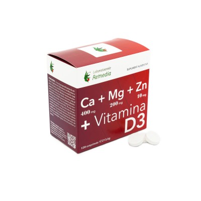CA+MG+ZN+VITAMINA D3 120CPR foto