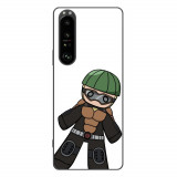 Husa compatibila cu Sony Xperia 1 III Silicon Gel Tpu Model One Punch Man Mumen Rider