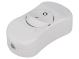 Rocker Switch SPST 2 ON-OFF 3A/250VAC Alb fără R13-901-AC 50m&Omega;