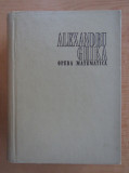 Alexandru Ghika - Opera matematică