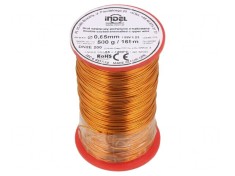 Sarma bobina emailata 0,65mm 0,5kg Cu foto