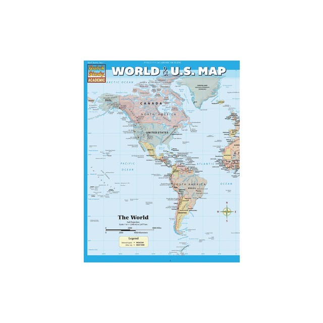 World &amp; U.S. Map