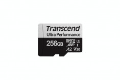 Card de memorie Transcend 340S 256GB MicroSDXC Clasa 10 UHS-I-U3 Adaptor SD foto