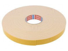 Bandă Dublu Adezivă Albă 25mm x 50m