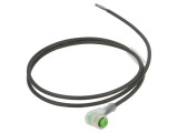 Cablu M12 4 pini unghiular 1m pentru senzori și automatizări Murrelektronik
