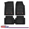 Covorașe Auto Universale TEAMCAR&reg; Safir, Set 5 Piese, Negru, Tip Tavă, Ad&acirc;ncime 3 cm, Compatibil Hatchback, Sedan, SUV, Cauciuc