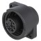 Conector circular soclu mamă IP67, 7 pini, 250V