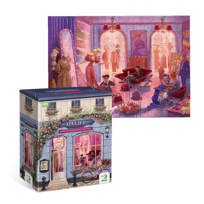 Puzzle - Atelierul de moda (300 piese) PlayLearn Toys