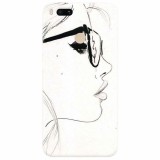 Husa silicon pentru Xiaomi Mi A1, Girl Face