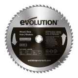 Panza circular pentru taiat lemn, pentru fierastraie circulare Evolution 355mm, &Oslash;355 x 25.4 mm, 60 de dinti TCT