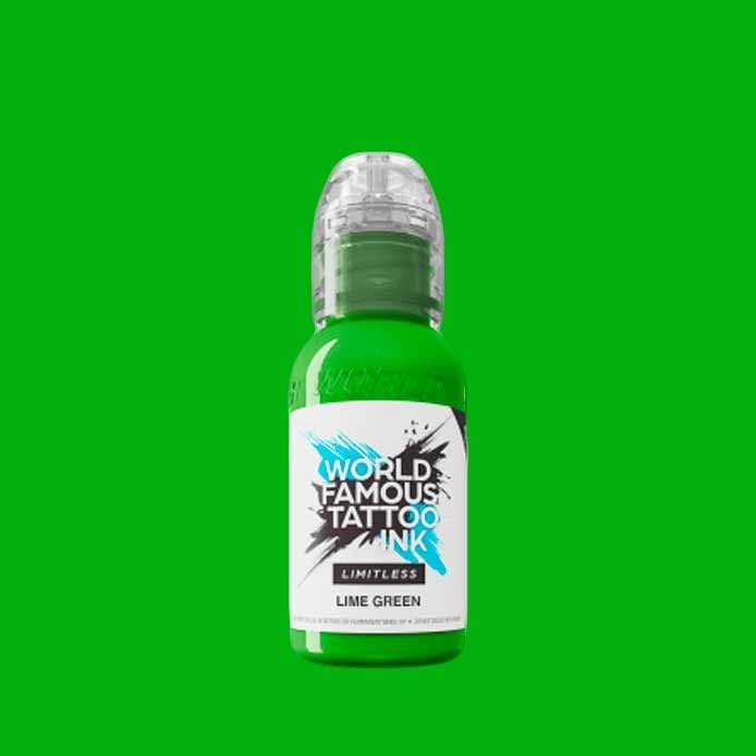 Tusuri Tatuaje - Culori WORLD FAMOUS 30 ml - Lime Green