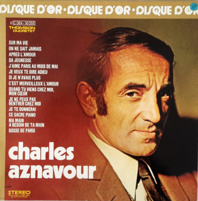 Vinil Charles Aznavour &amp;ndash; Le Disque D&amp;#039;or De Charles Aznavour (VG++) foto