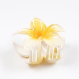 Cleste de par in forma de floare galbena 8 cm