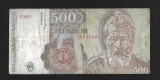 ROMANIA 500 LEI 1991 - APRILIE [2] P-98b , Seria C.0013 / 904188