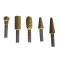 Set biaxuri pentru lemn de diverse forme Wert 9015, 5 piese