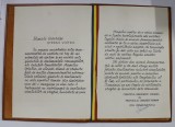 MAPA CU SCRISOARE DE FELICITARE PENTRU STEFAN VOITEC , SEMNATA DE PRESEDINTELE COMITETULUI ORASENESC CORABIA , ANII &#039; 80