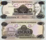 Bancnota Nicaragua 100000 Cordobas (500) 1985 UNC Nicaragua Necirculata