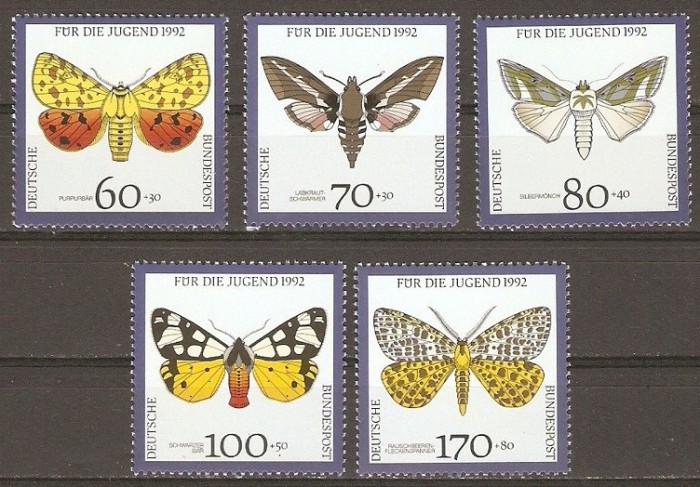 C2198 - Germania RF 1992 - Insecte 5v.neuzat,perfecta stare