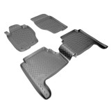 Set de 5 covorase cauciuc 3D stil tavita premium pentru Kia Sorento 2002-2009, Recambo