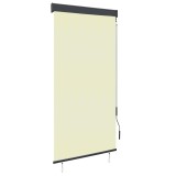 VidaXL Jaluzea tip rulou de exterior, crem, 100 x 250 cm