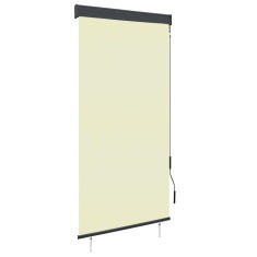 vidaXL Jaluzea tip rulou de exterior, crem, 100 x 250 cm foto
