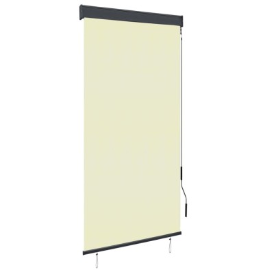 Jaluzea tip rulou de exterior, crem, 100 x 250 cm foto