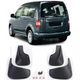 Set de aparatori de noroi fata si spate negre, potrivite pentru VW Caddy III IV V 04-22 Performance AutoTuning