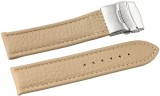Curea Ceas Piele Naturala Crem 18mm - 24mm WZ435