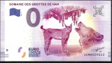 NOU : 0 EURO SOUVENIR - BELGIA , DOMENIUL GROTELOR DIN HAN - 2017.1 - UNC