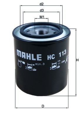 MAHLE HC 113 Filtru hidraulic cutie de viteze automata foto