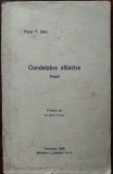 PAVEL P. BELU (BELLU): CANDELABRE ALBASTRE (POEZII/DEBUT 1936/pref. AUREL COSMA)