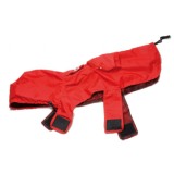 Pelerină de ploaie pentru c&acirc;ini, Pocket, roșu, XXL