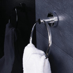 433704 RIDDER Suction Towel Ring 7,2x18,5x21 cm Chrome foto