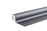 Folie auto carbon 3D grafit AMiO 30 x 150 cm, autocolanta termoplastica cu adeziv acrilic puternic, grosime 90 microni, pentru interior si exterior