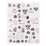 Cumpara ieftin Abtibild Unghii SensoPRO Milano - Frosty Treasures