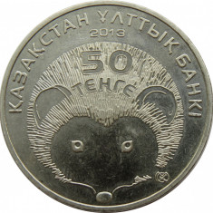 Kazakhstan 50 Tenge 2013 (Brandt's hedgehog) Cupru-nichel, 31 mm, KM-New UNC !!!