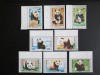 MONGOLIA URSI PANDA SERIE MNH=66, Nestampilat