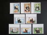 MONGOLIA URSI PANDA SERIE MNH=66, Nestampilat