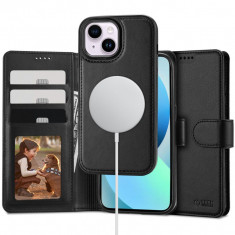 Husa Tech-Protect Wallet Wallet MagSafe pentru Apple iPhone 13 Negru