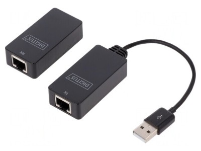 Extender USB Negru 50m USB 1.1/2.0 foto