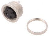 Conector M16 Soclu 3 Pin Mamă Neecranat 7A IP40