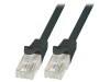 Cablu Patch UTP Cat6 Negru 1.5m, Logilink