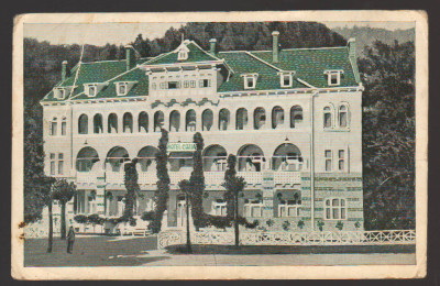 CPIB 20997 CARTE POSTALA - CALIMANESTI. HOTEL COZIA, ATELIERELE MARVAN, 1928 foto