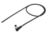 Conector M12 mufă tată &icirc;n unghi aurit 5 PIN AMPHENOL