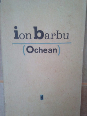 Ion Barbu - Ochean (editia 1964) foto